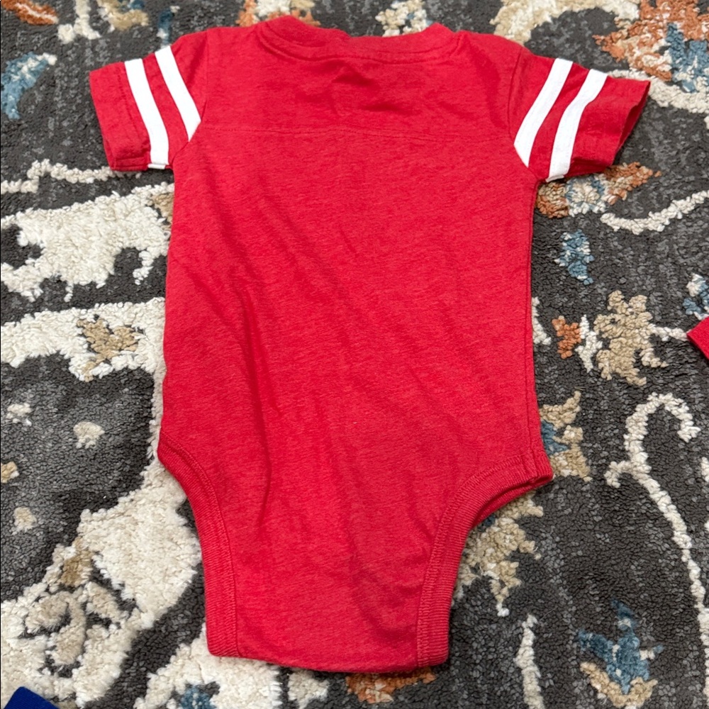 Arkansa Razorback Onsie Size 6 Months Red White - Picture 2 of 3
